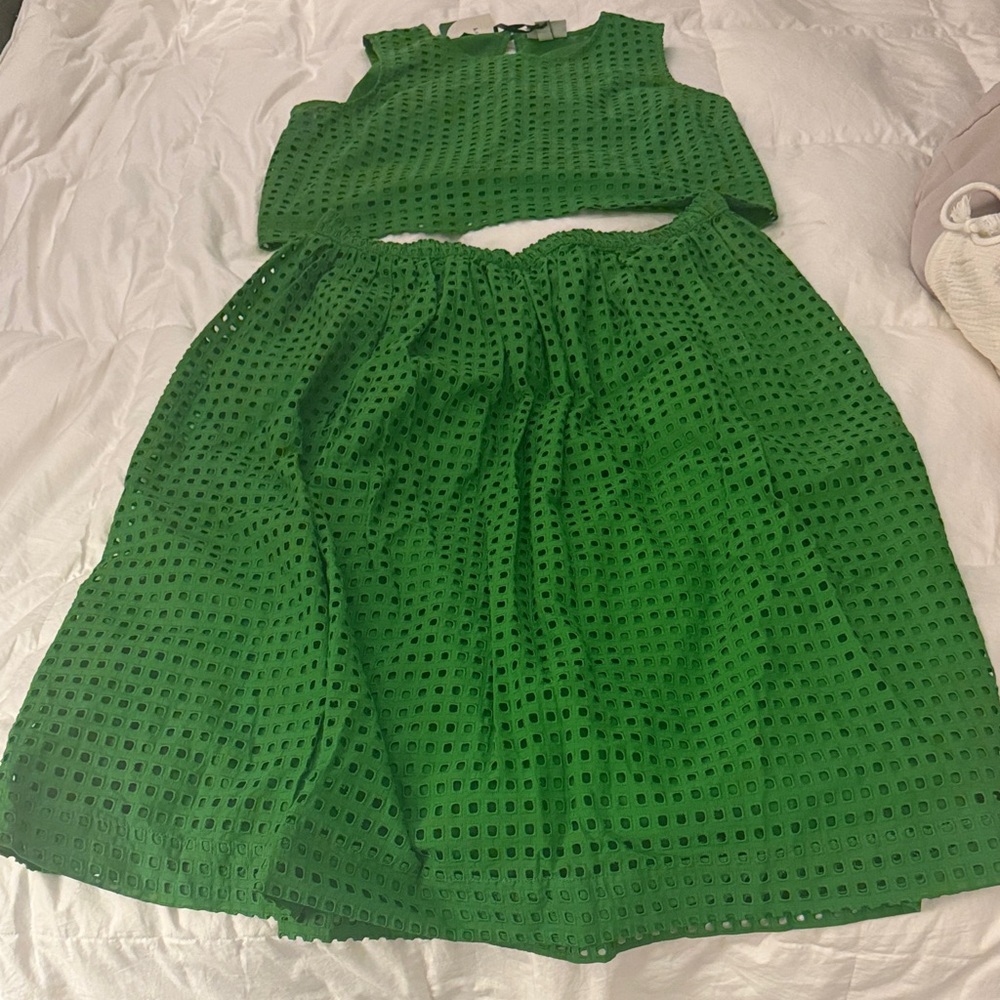 Kate Spade New York Green Midi Dress